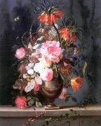 Floral, beautiful classical still life of flowers.131 unknow artist